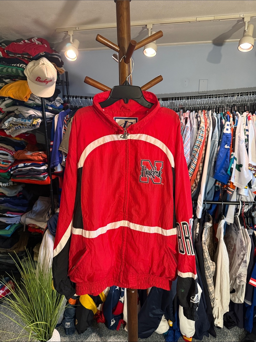 Nebraska Cornhuskers Vintage Windbreaker - Logo Athletic